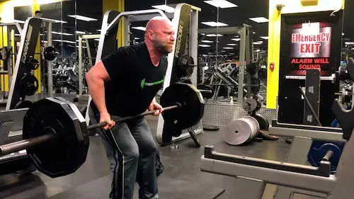 barbell rows reverse grip