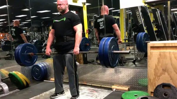 deadlifts legs and arms 10 x 10