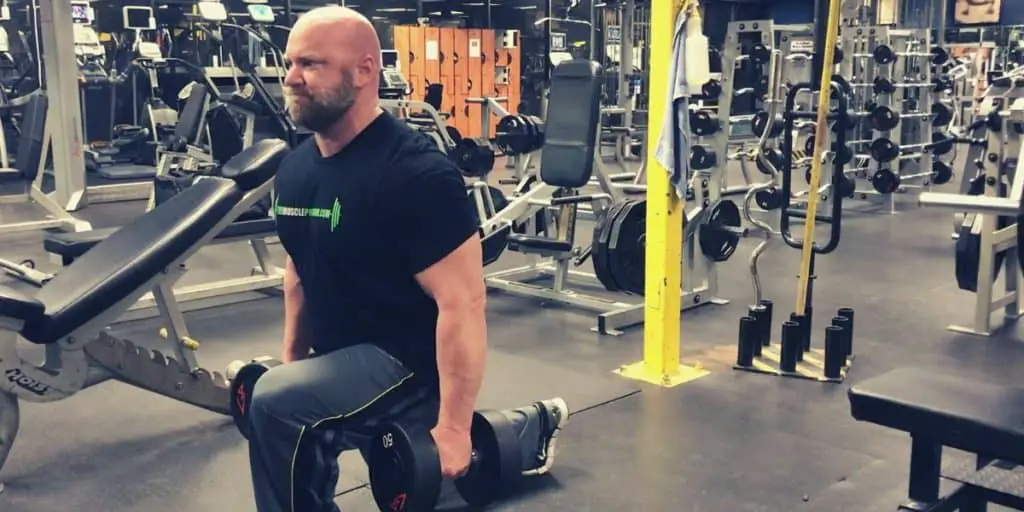dumbbell lunges