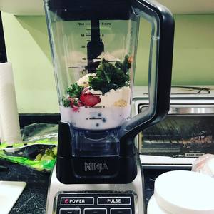 plant based post workout smoothie shake