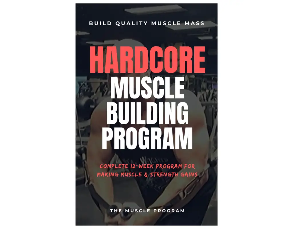 Hardcore Muscle Building Program ebook cover