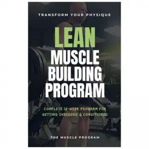 Lean Muscle Building Program ebook cover