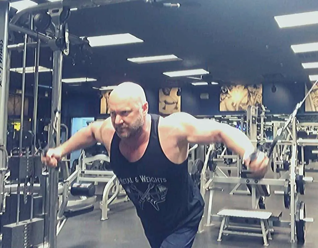 cable flyes crossovers for shredded chest