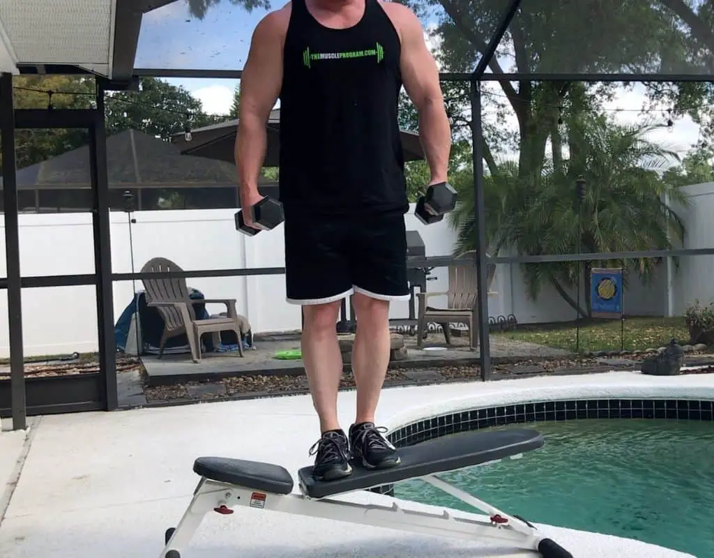 Dumbbells - Legs - stepups