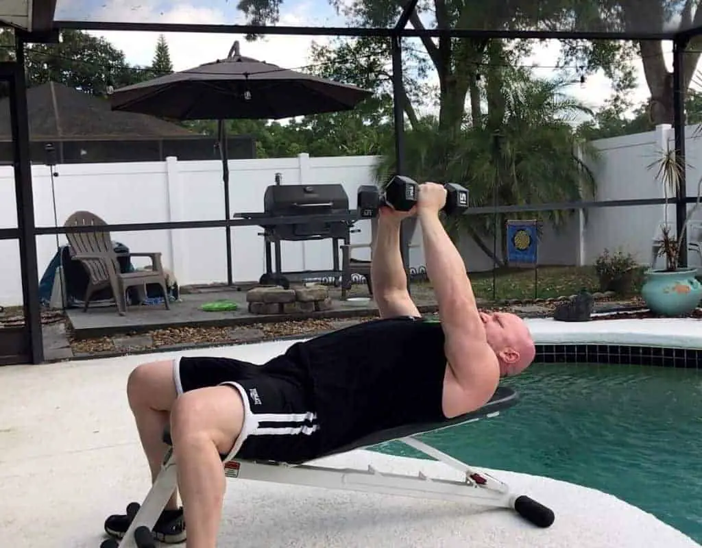 Dumbbells - chest - flyes