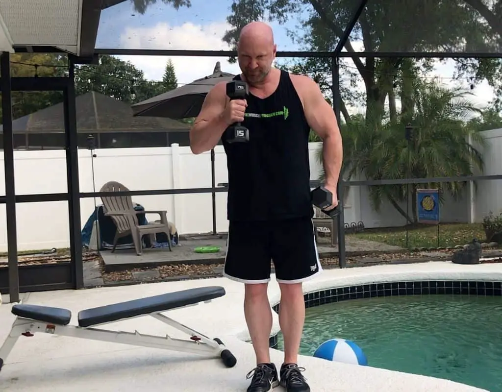 Dumbbells - biceps - hammer curls