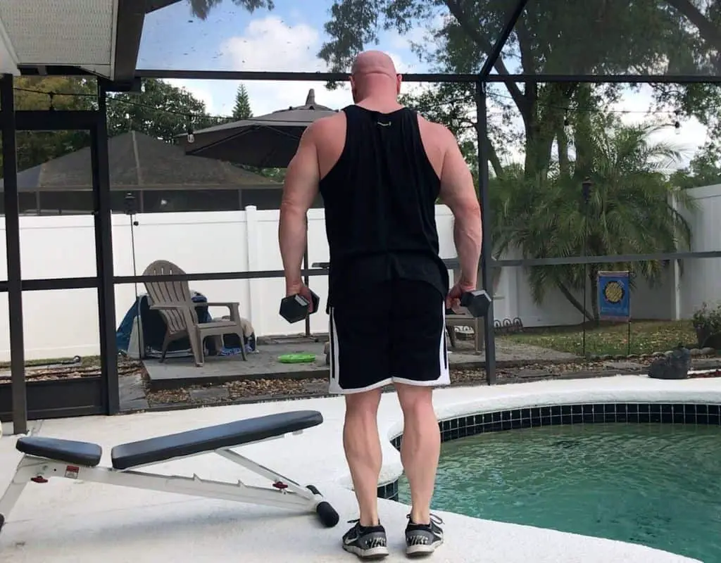 Dumbbells - legs - toe raises2