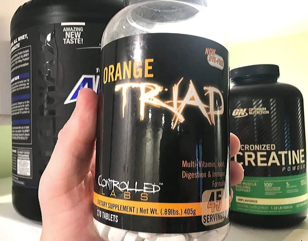 Supplements - Orange Triad vitamins