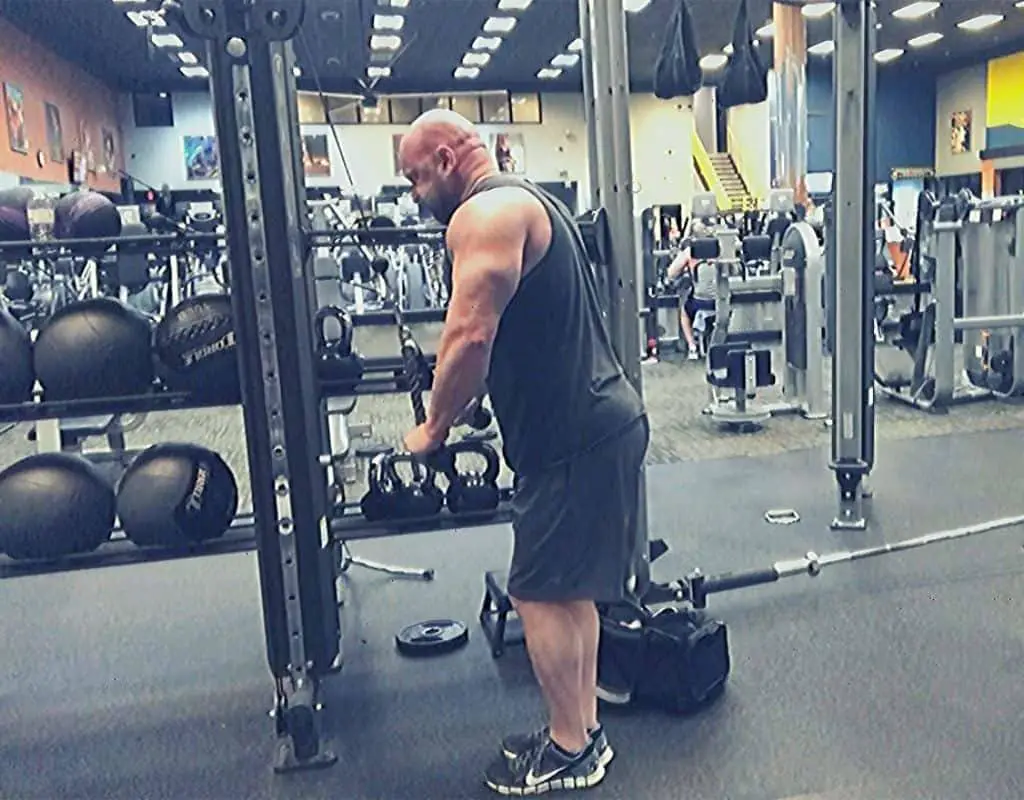 Triceps - rope pushdowns