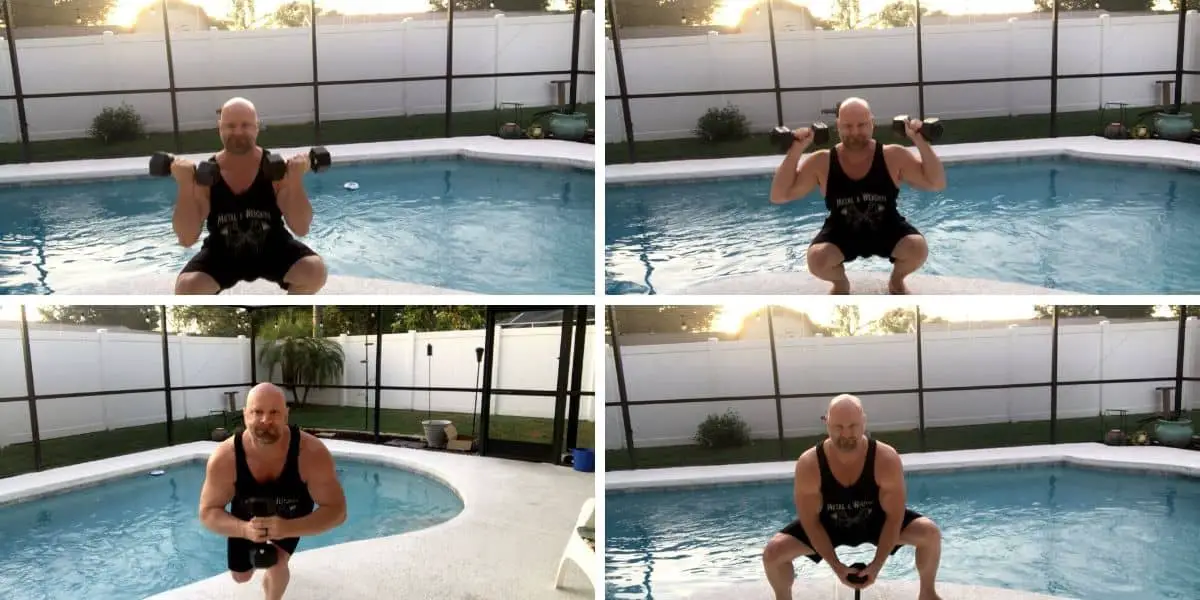 Variations of Dumbbell Squats for Leg Workouts at Home