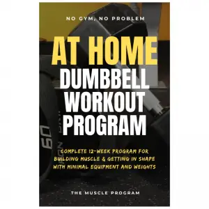 At Home Dumbbell Workout Program ebook cover