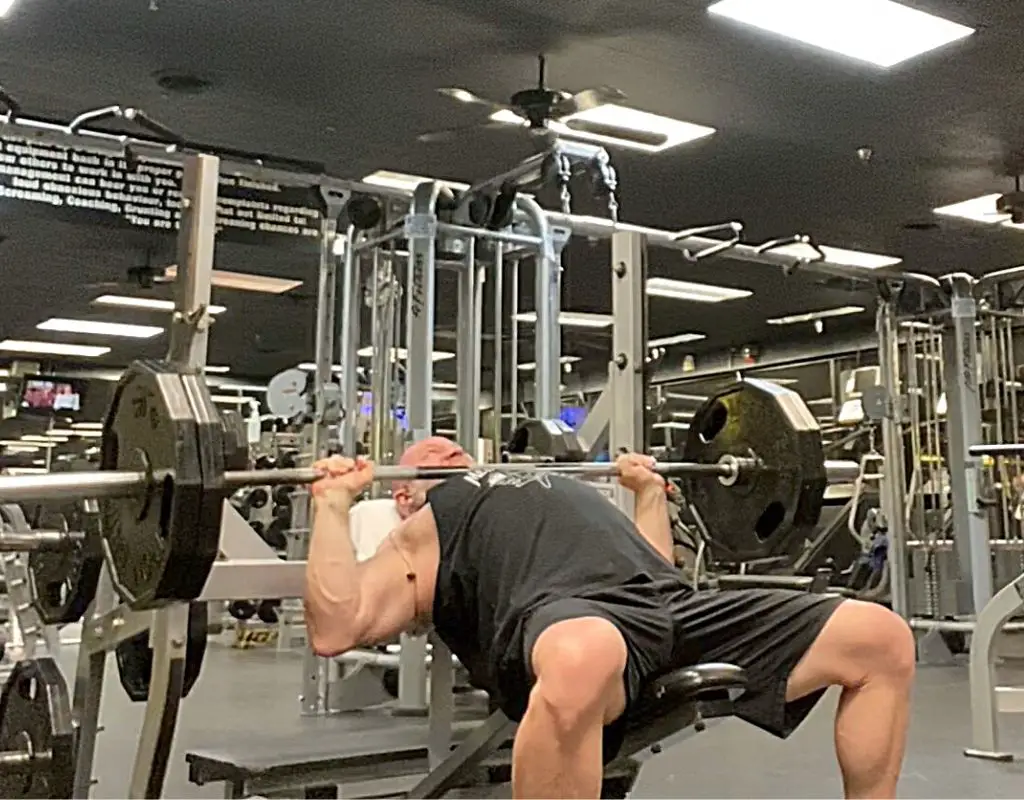 Incline Barbell Press chest